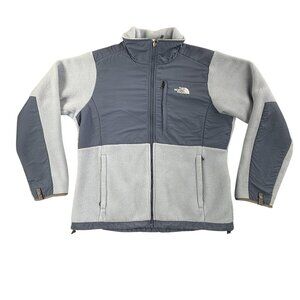 The North Face Polartec Jacket Womens Large Blue Fleece Full Zip Outdoor Coat